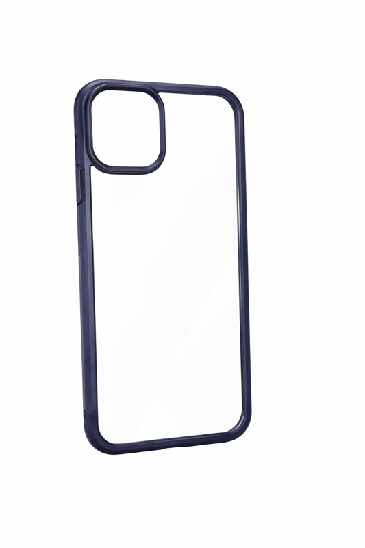 360° Full Protection Case for iPhone 15 Pro Max – Slim Shockproof Cover with Camera Lens Protection (Blue)