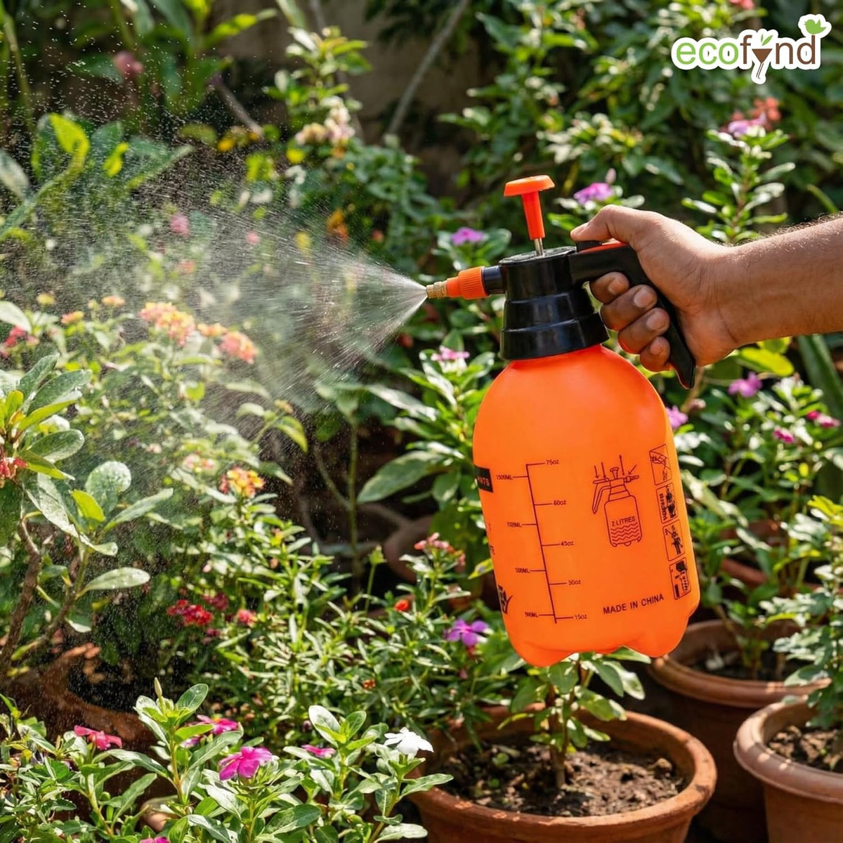 Vaporisateur de jardin épaissi haute pression 2L – Pulvérisateur à main pneumatique – Pulvérisateur à compression professionnel pour l'irrigation et la désinfection