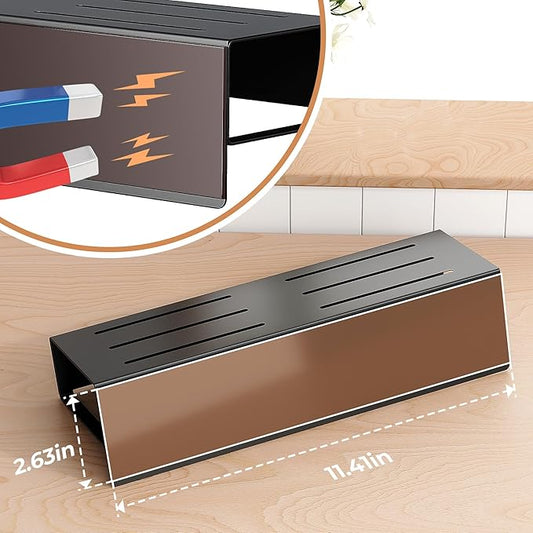2 Pieces/Set Magnetic Storage Shelf Set – Heavy-Duty Refrigerator & Washing Machine Side Hanging Rack, Multifunctional Magnetic Kitchen Organizer