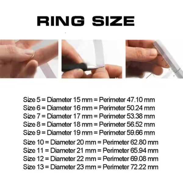 Bague unisexe de basket-ball 8 mm (EGR046) 