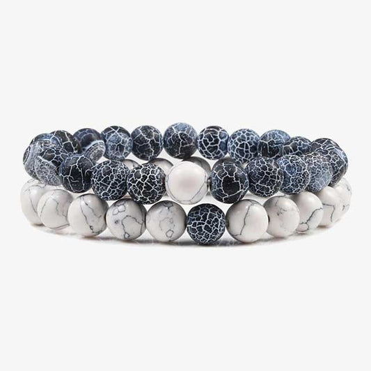 8mm distance bracelets for couples 2pcs set egbt264 gallery img 5