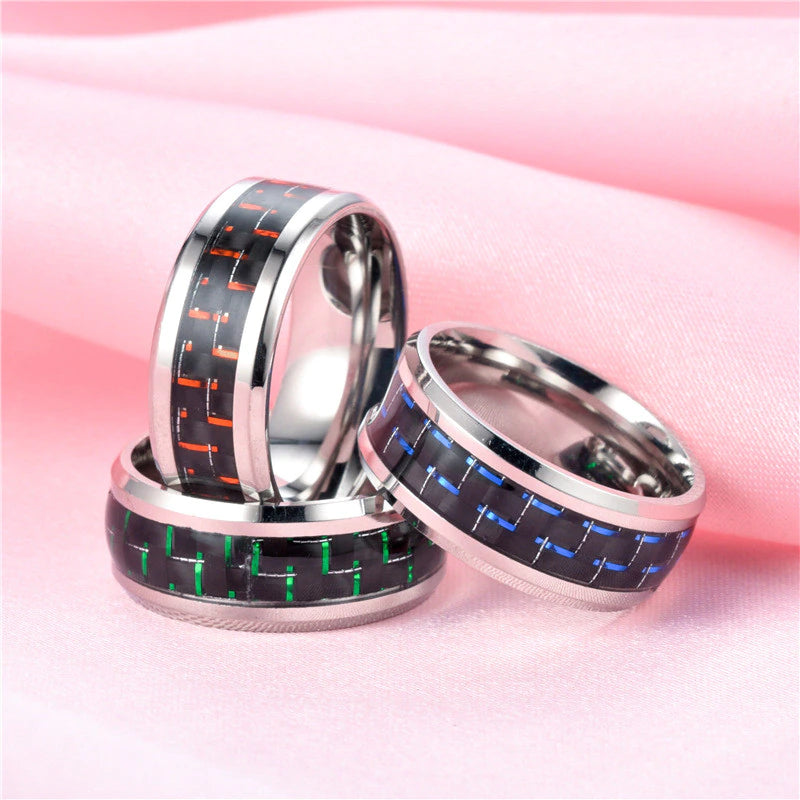 8mm silver men stainless steel ring egr037 featured img