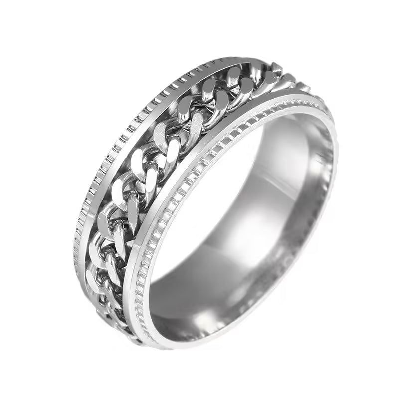 Bague tournante en acier inoxydable 8 mm (EGR025)