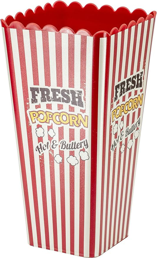 Reusable Popcorn Bucket – Large Movie Night Popcorn Container for Home Cinema, Parties & Snacks
