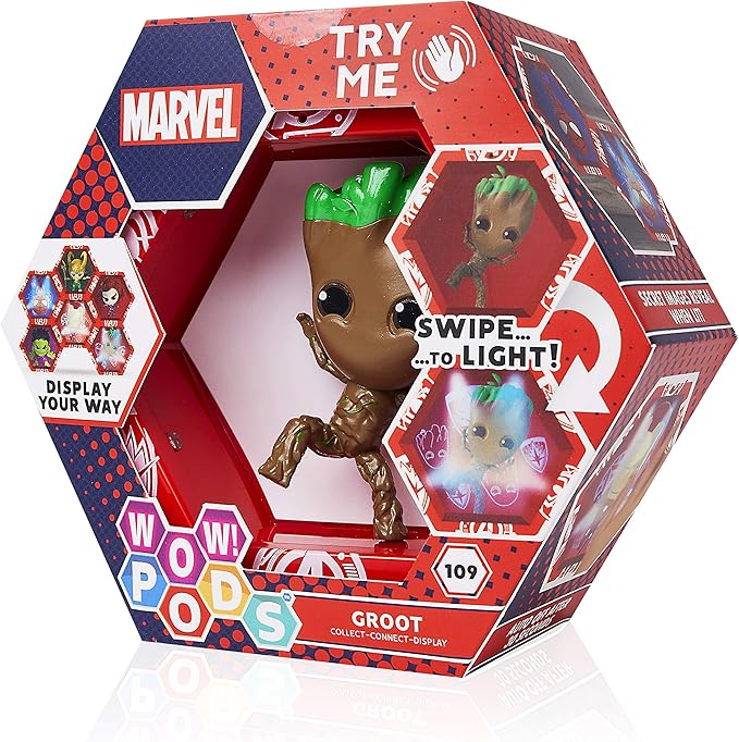 WOW Pods LED Collectible Figure – Connectable Light-Up Display Pod (Sold Individually)