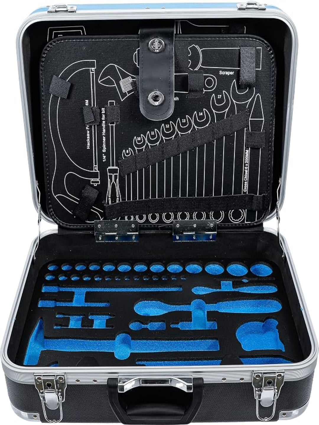 Empty ABS Tool Case – 47 x 33 cm Hard Carrying Case for a Tool Set