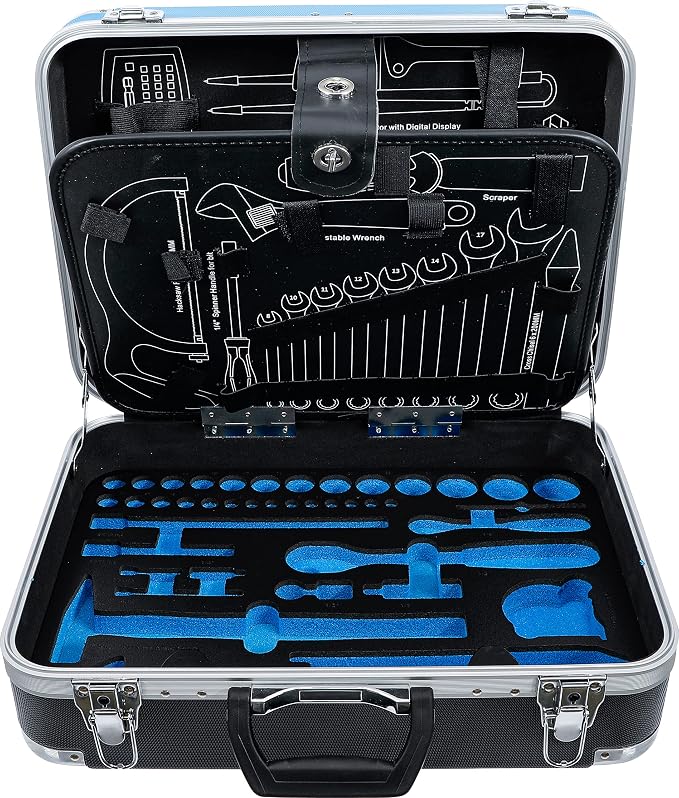 Empty ABS Tool Case – 47 x 33 cm Hard Carrying Case for a Tool Set