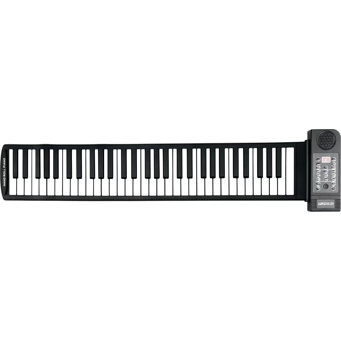 FunKey RP-61M 61-Key Roll-Up Piano with MIDI – Portable Flexible Electronic Keyboard