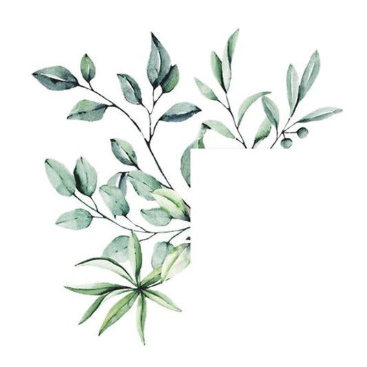 Removable Green Plant Wall Sticker – Colorful Decorative Switch Wall Decal for Home Decor