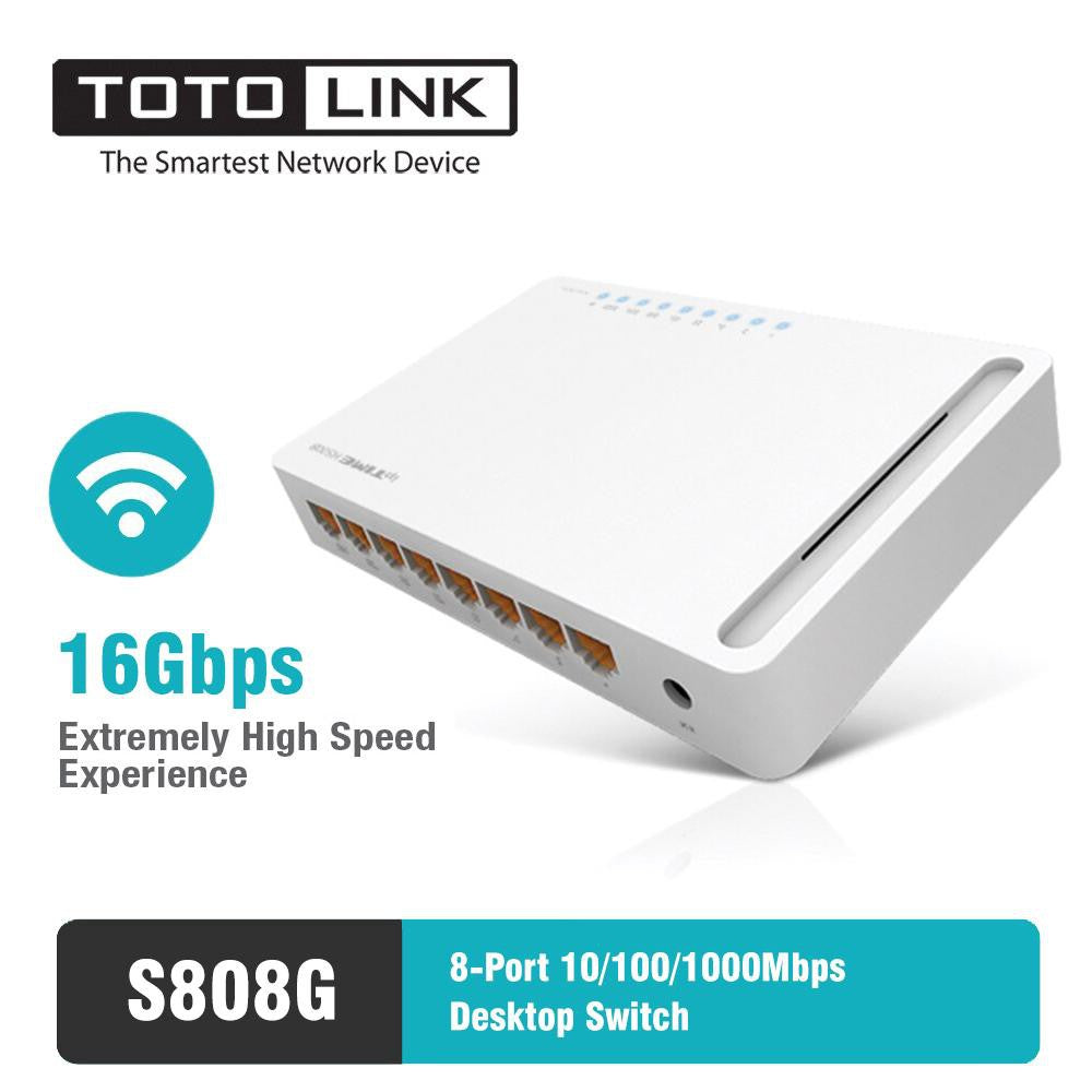 Commutateur réseau non géré Totolink à 8 ports Gigabit