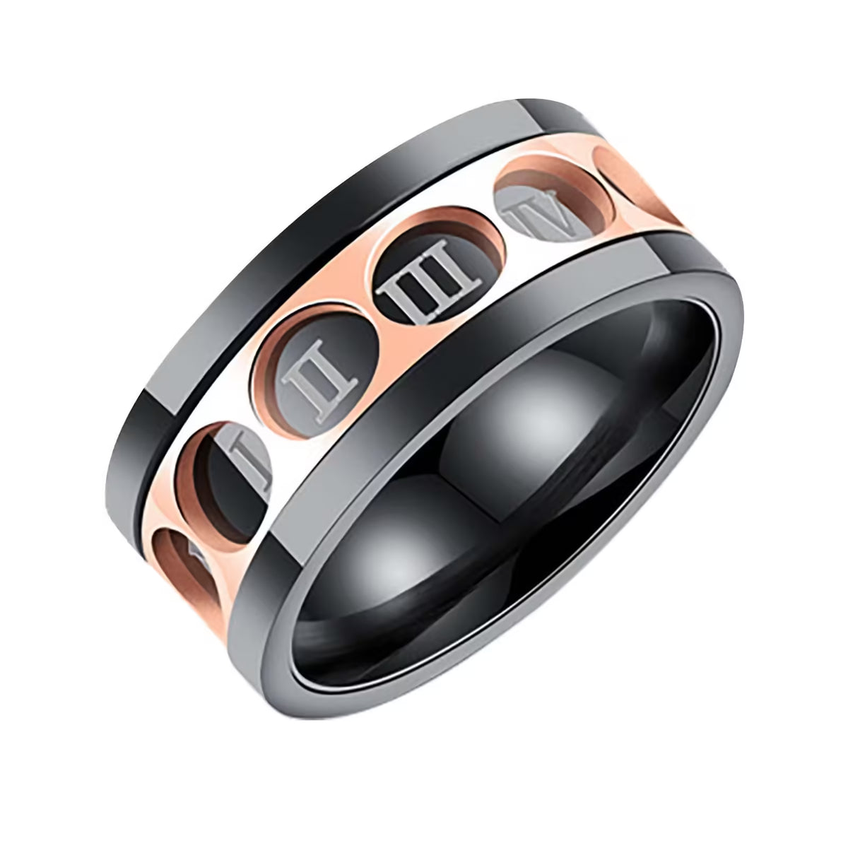 9mm Rotatable Roman Unisex Ring (EGR033)