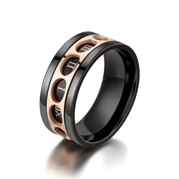 9mm Rotatable Roman Unisex Ring (EGR033)