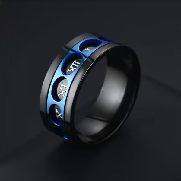 9mm Rotatable Roman Unisex Ring (EGR033)