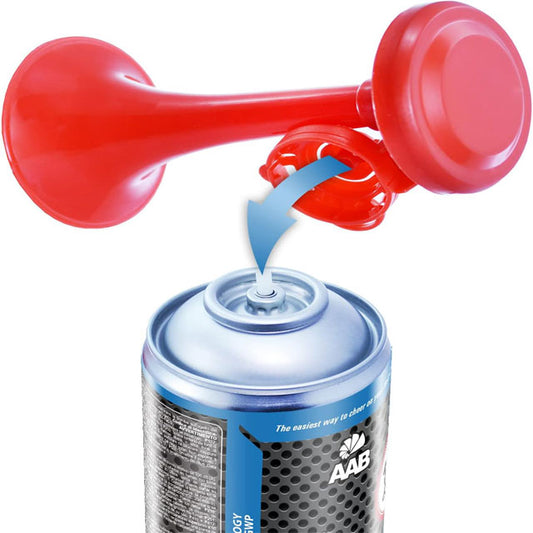 AABCOOLING 106 dB Signal Horn – 120 Beep Compressed Air Horn with Non-Flammable Gas for Boats, Cars &amp; More