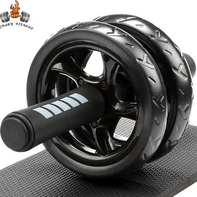 AB Roller Wheel for Core Training – Noiseless Abdominal Exercise Equipment for Home &amp; Gym Workouts