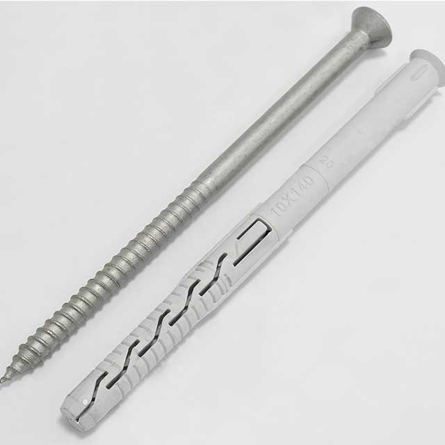 AERZETIX Plastic Dowels Ø10×140 mm