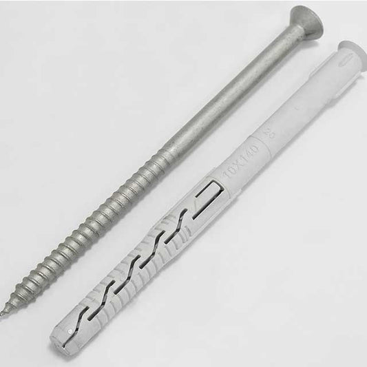 AERZETIX Plastic Dowels Ø10×140 mm