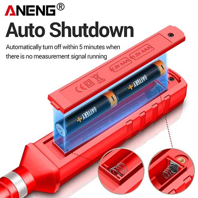 ANENG GN801 Gas Leak Detector – 300~10000PPM Combustible Gas Analyzer with Semiconductor Sensor for Home & Industrial Use