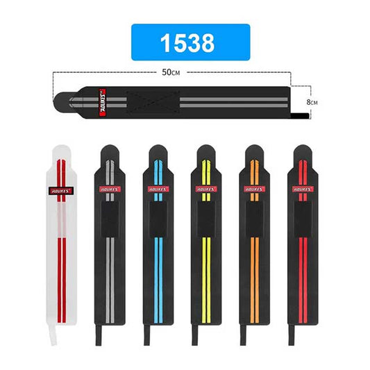 AOLIKES Wrist Wraps for Weightlifting – 1 Pair Gym Wrist Straps for Powerlifting & Strength Training Support