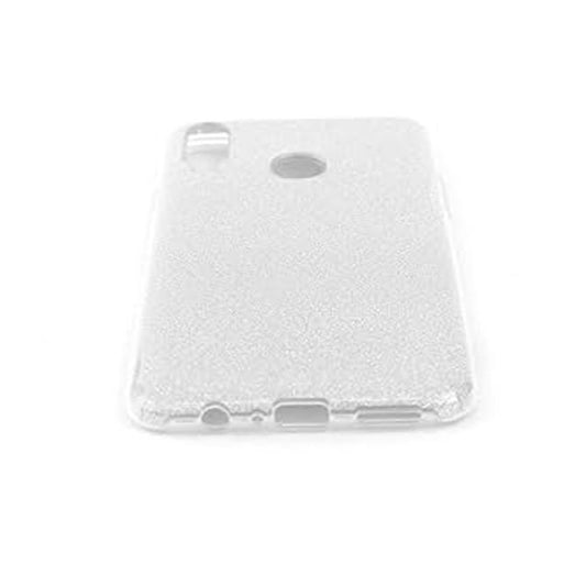 ARBUDA Silver Glitter Back Case Cover for Samsung Galaxy A20s – Elegant &amp; Durable Phone Protection