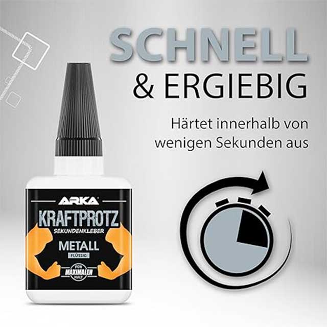 ARKA KRAFTPROTZ 50g Extra Strong Instant Glue for Metal Bonding