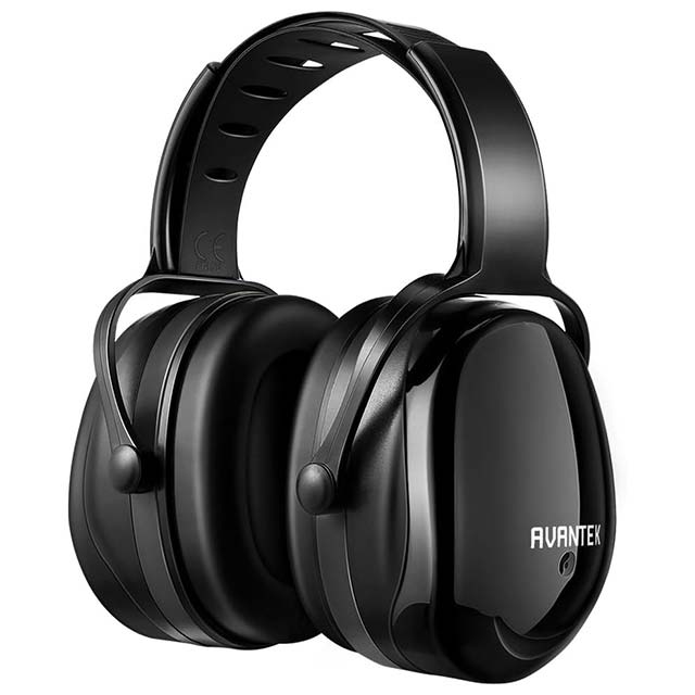 AVANTEK Upgraded Professional Ear Protection – 34dB Noise Reduction Shooting Safety Ear Muffs with Twist-Resistant Headband