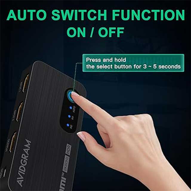 AVIDGRAM HDMI 2.1 8K Switch