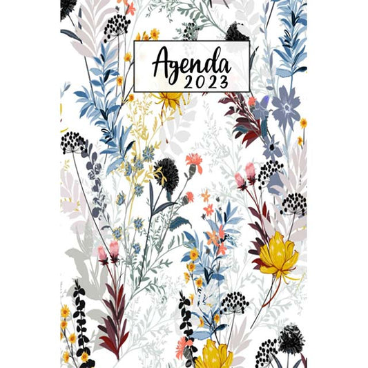 Agenda 2023 Français – Agenda Semainier (Semaine 1 sur double page) | 12 Mois (Janvier à Décembre) en Format A5