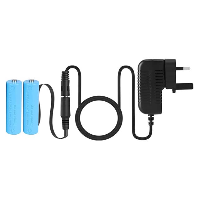 Aieve AA Battery Eliminator – Replace 2 AA Batteries with a Power Supply Adapter for LED Fairy Lights, Thermostats, Table Lamps, Motion Sensor Trash Cans, Clocks &amp; Wireless Electronics