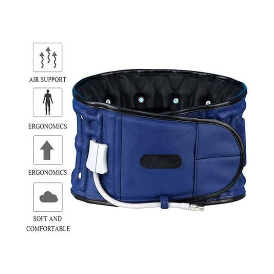 Air Decompression Back Belt – Lumbar Support & Pain Relief | Adjustable Back Brace for 29”-49” Waist