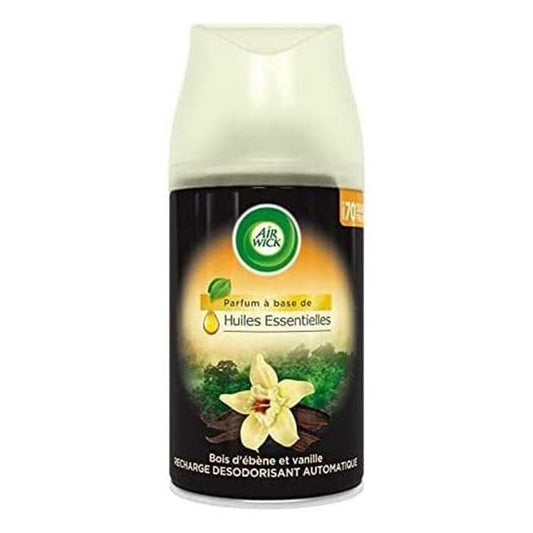Air Wick 250ml Refill – Ebony Wood &amp; Vanilla Air Freshener for a Refreshing Home Ambience