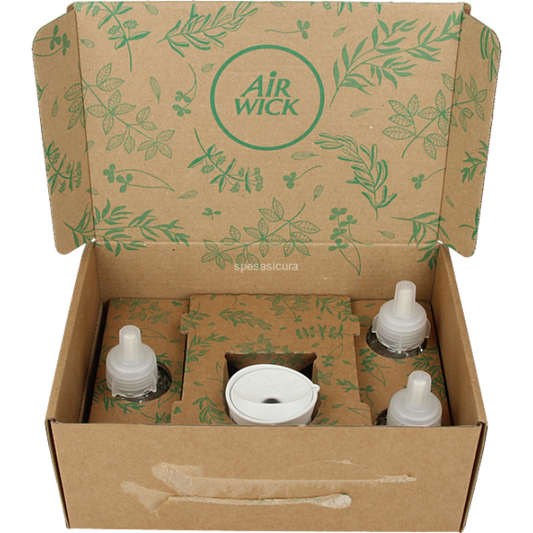 Air Wick Pure Linen Scent (3) Refill – Compatible with (1) Electric Diffuser, Long-Lasting Fresh Fragrance