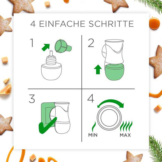 Air Wick Vanilla Stars &amp; Caramel Fragrance Oil Refill – Sensual Room Fragrance for a Cozy Home Ambiance