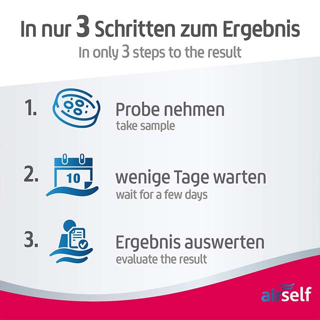 Airself Home Mould Test Kit – Quick &amp; Accurate Mould Growth Detection for Up to 10 Rooms