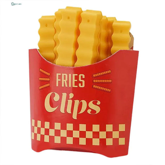 Airtight Food Clips – Reusable Fried Chips-Shaped Bag Sealers | A Set Of 12 |Moisture-Proof Snack Clips with Storage Box – Kitchen Essential for Southeast Asian Buyers