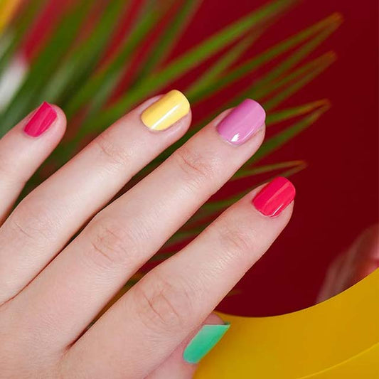 Alessandro Striplac LED Nail Polish – Peel or Soak for Perfect Nails in 15 Minutes | Flamingo Move Dark Pink Tone with Delicate Brown, Vegan Formula (5ml)