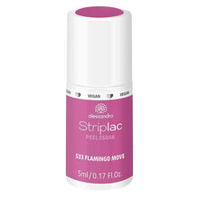 Alessandro Striplac LED Nail Polish – Peel or Soak for Perfect Nails in 15 Minutes | Flamingo Move Dark Pink Tone with Delicate Brown, Vegan Formula (5ml)