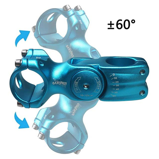 Aluminium Alloy 3D Forged Adjustable MTB Stem Riser – 25.4mm/31.8mm Cycling Mountain Bike Handlebar Clamp Extender