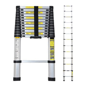 Échelle télescopique en alliage d'aluminium – Échelle d'extension pliante portable pour usage domestique, capacité de charge de 150 kg, tailles 2,3 m / 3,5 m / 4,3 m