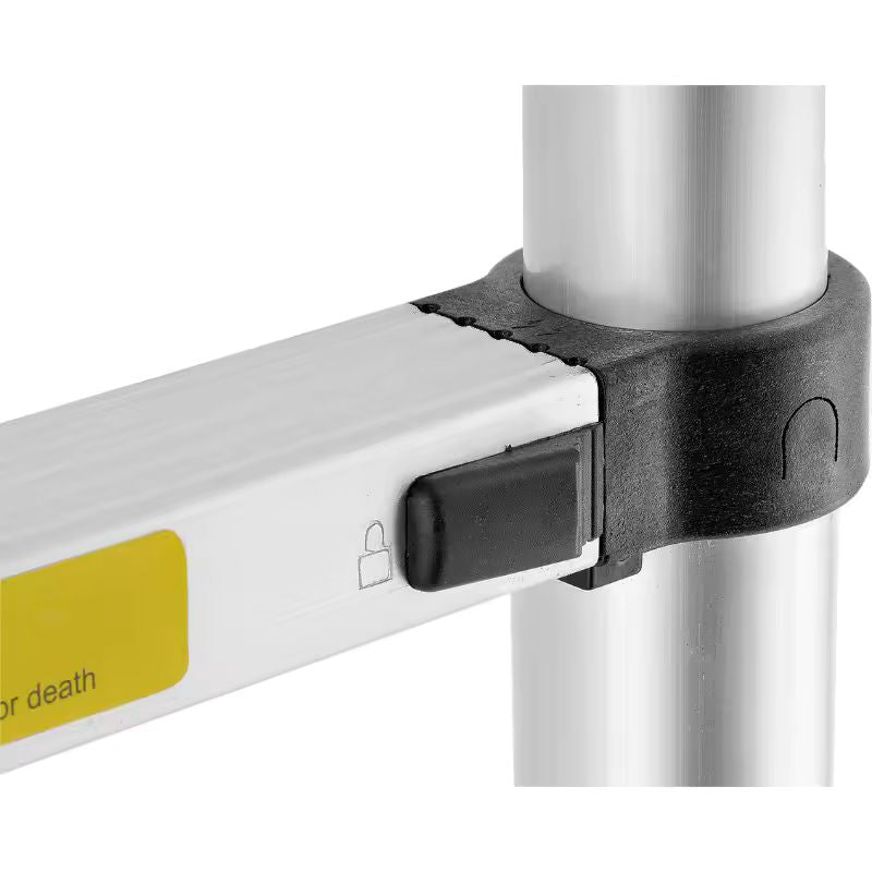 Échelle télescopique en alliage d'aluminium – Échelle d'extension pliante portable pour usage domestique, capacité de charge de 150 kg, tailles 2,3 m / 3,5 m / 4,3 m