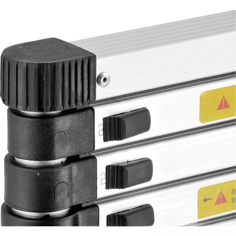 Échelle télescopique en alliage d'aluminium – Échelle d'extension pliante portable pour usage domestique, capacité de charge de 150 kg, tailles 2,3 m / 3,5 m / 4,3 m