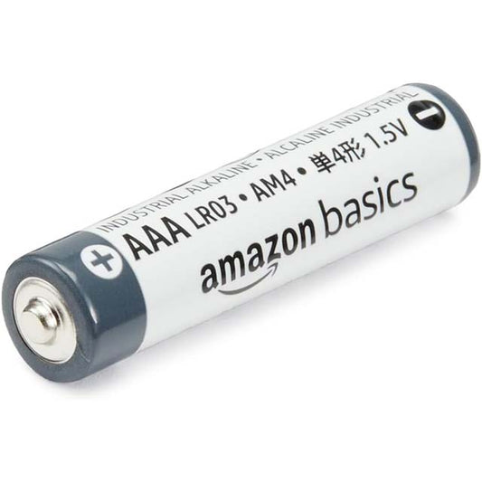 Amazon Basics AAA Industrial Alkaline Batteries – 1.5V High Performance Pack with 5-Year Shelf Life for Reliable, Long-Lasting Power