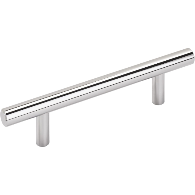 Amerock Polished Chrome Cabinet Bar Pull – 3-3/4 inch (96mm) Center to Center Drawer Handle