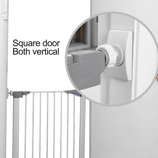 Amesor Baby Gate Wall Cup &amp; Bumper Protection Kit – 4-Piece Pet Safety Guard for Gates, Doors, Stairs &amp; Skirting Boards