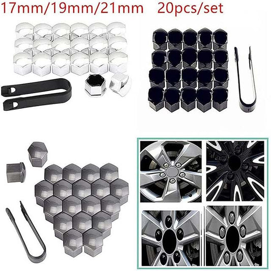 Anti-Rust Car Wheel Nut Caps – Auto Hub Tire Screw Covers for Exterior Decoration &amp; Durable Protection