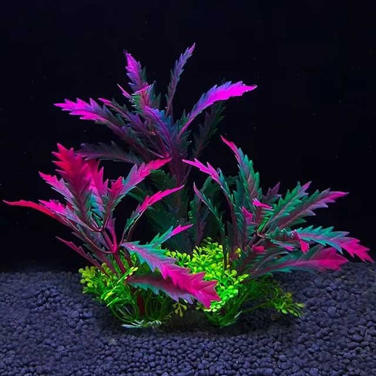 Aquarium Artificial Plant Decoration – 5.5 Inch Plastic Water Grass, Fish Tank Ornament for Aquascaping & Fish Bowl Decor
