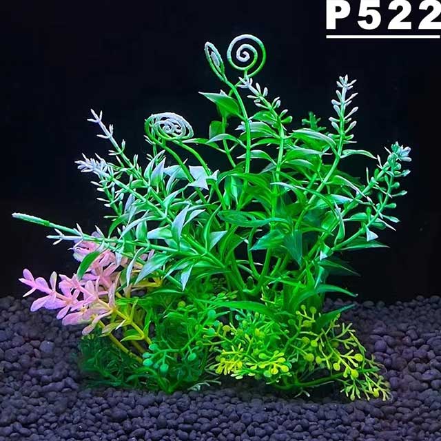 Aquarium Artificial Plant Decoration – 5.5 Inch Plastic Water Grass, Fish Tank Ornament for Aquascaping & Fish Bowl Decor