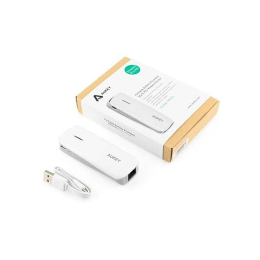 Aukey Wireless Travel Router &amp; 1800mAh Power Bank - White