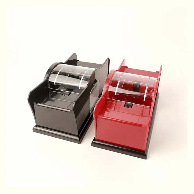 Automatic Card Game Shuffler - Hand Crank Poker Shuffler for 2-6 Pairs, Texas Three Kingdoms Table Game Dealer