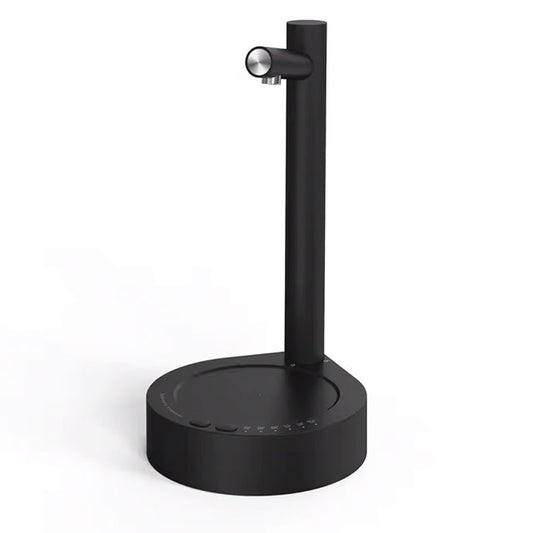 Automatic White Electric Water Bottle Dispenser – Smart USB Rechargeable Pump for 5-Gallon & Universal Bottles | 7-Level Adjustable Desktop Water Dispenser